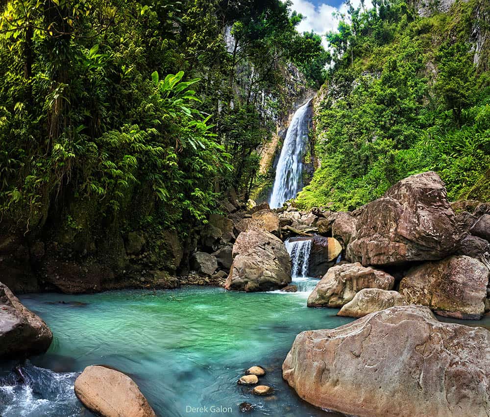 Victoria Falls, Dominica, Eastern Caribbean.
